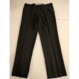 Peter Millar Crown Sport 36x32 Black Performance Golf Pants Trousers Polyester